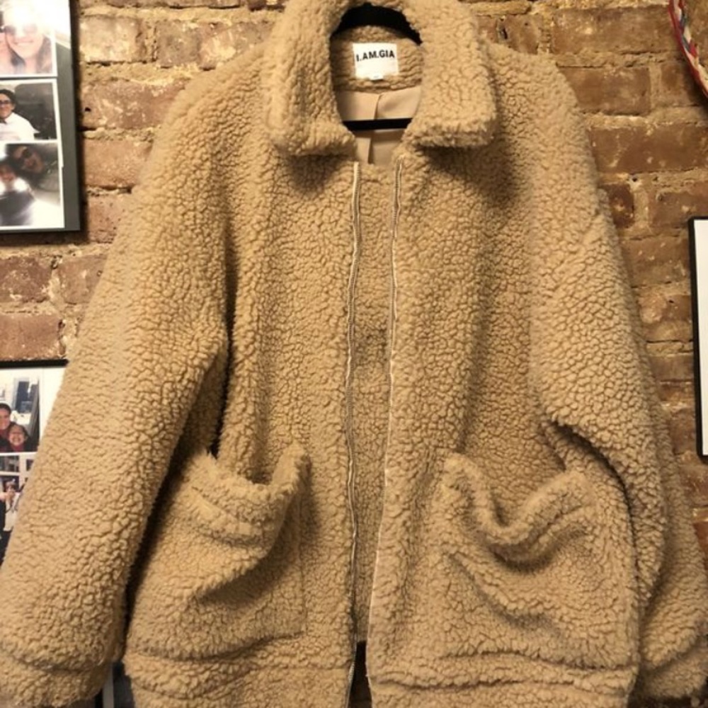 I am Gia teddy bear coat